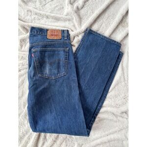 Levis 501 USA Made 38x34 Vintage Straight Leg Medium Wash Denim Jeans